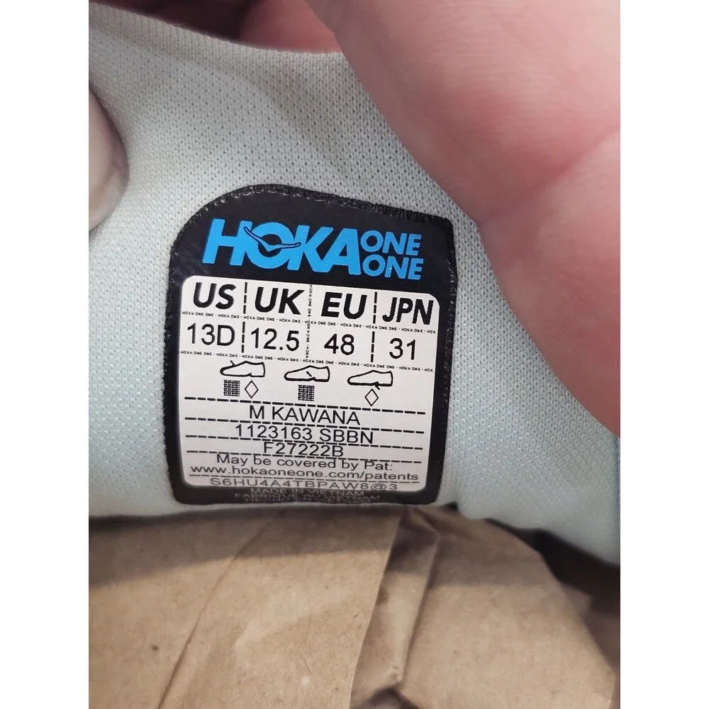 👟 HOKA ONE ONE Kawana Men's 13D Running‎ Athletic Trainer SBBN Shoes Sneakers